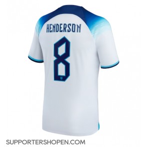 England Jordan Henderson #8 Hemma Matchtröja VM 2022 Kortärmad